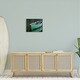 preview thumbnail 2 of 8, Stupell Industries Green Rowboat Canoe Floating Lake Dock Photography Canvas Wall Art, Design by Daphne Polselli
