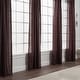 preview thumbnail 24 of 29, Chanasya Textured Kitchen Bedroom Semi-Sheer Window Curtain Panel Pair (Set of 2)