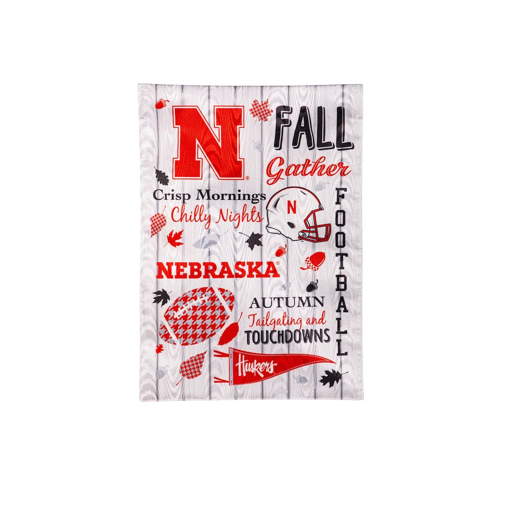 University of Nebraska, Moire Flag, Garden, Fall Seasonal
