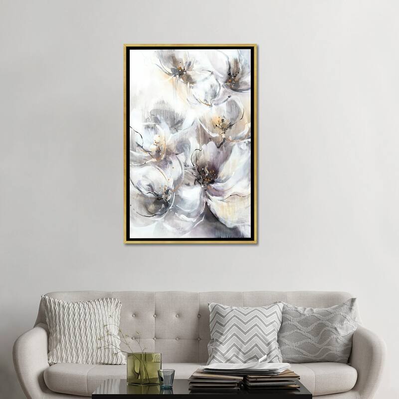 iCanvas "Pearlescent Blooms" by K. Nari Framed Canvas Print