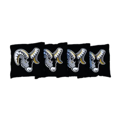 Framingham State Rams Black Cornhole Bags