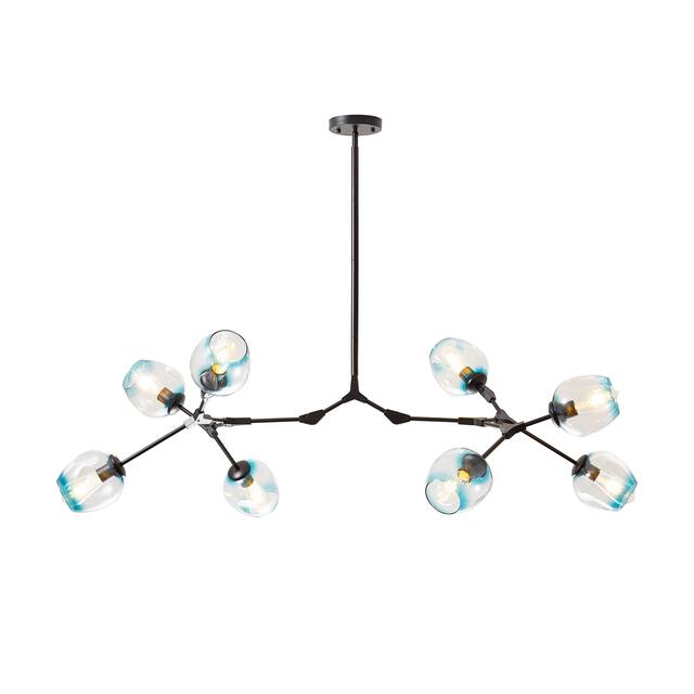 Belladepot Modern Full-angle Adjustable Chandelier with Smoked Glass Shades