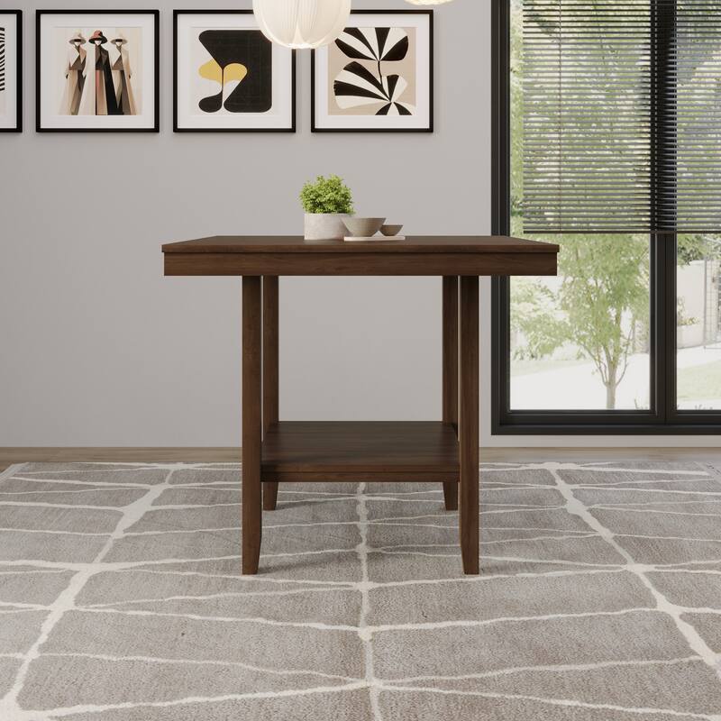 Dothan Counter Height Dining Set - Table only (Brown)
