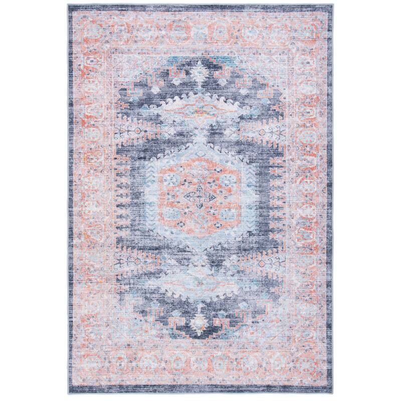 SAFAVIEH Serapi Machine Washable Viney Shabby Chic Distressed Rug