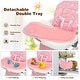 preview thumbnail 17 of 35, Babyjoy Folding High Chair Baby Dining Chair with 6-Level Height - See Details