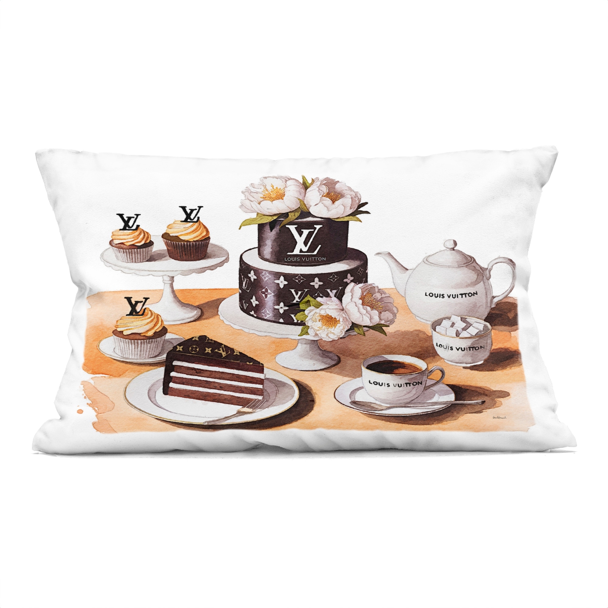 Stupell Glam Brand Dessert Spread Decorative Printed Throw Pillow Design by Amanda Greenwood