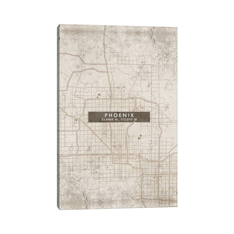 iCanvas "Phoenix, Arizona" by WallDecorAddict Canvas Print