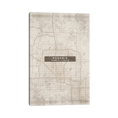 iCanvas "Phoenix, Arizona" by WallDecorAddict Canvas Print