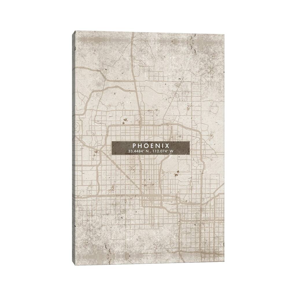 iCanvas "Phoenix, Arizona" by WallDecorAddict Canvas Print