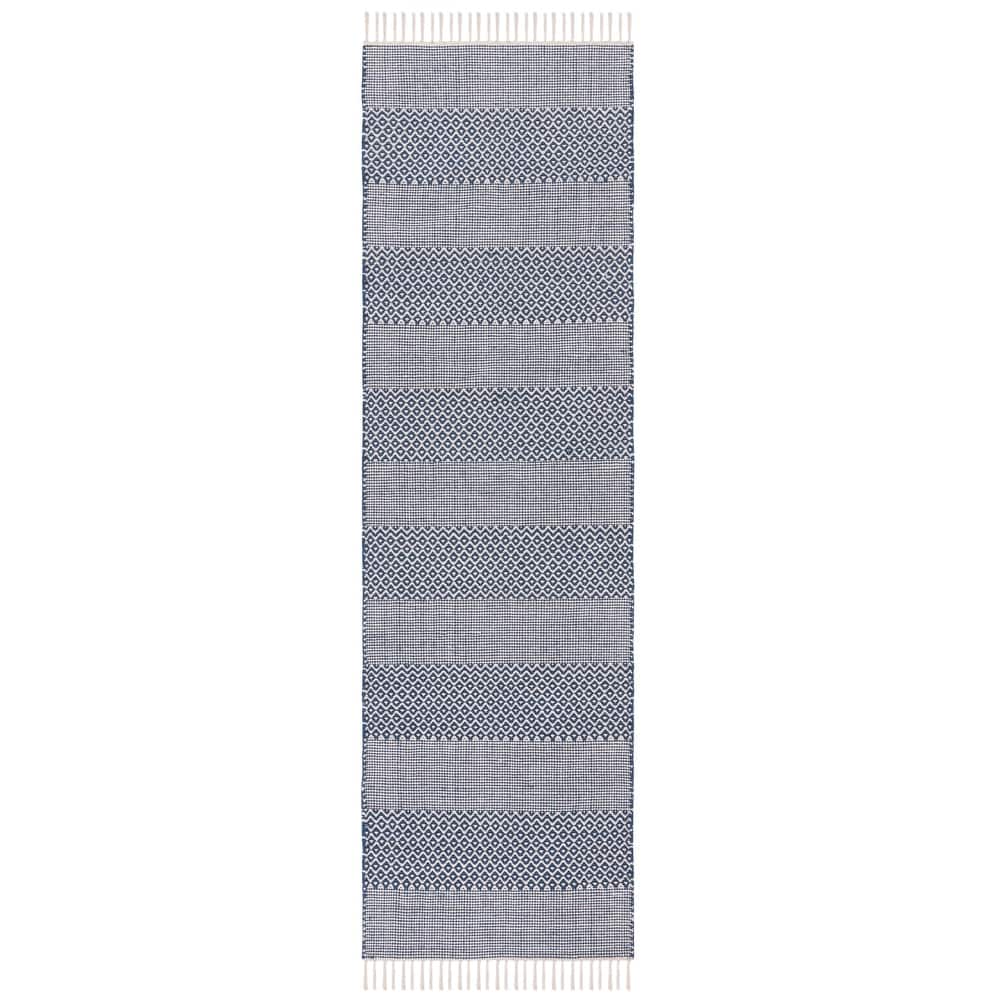 SAFAVIEH Handmade Montauk Alden Flatweave Cotton Fringe Rug