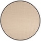 preview thumbnail 55 of 104, SAFAVIEH Natural Fiber Urbana Casual Border Sisal Rug 6' Round - Natural/Dark Grey - Round