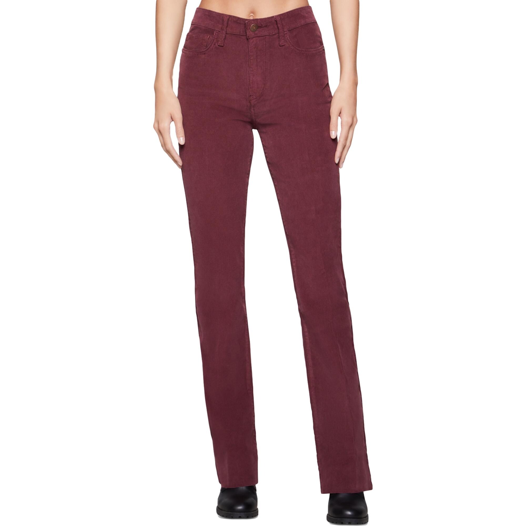 Burgundy bootcut jeans Clearance