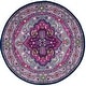preview thumbnail 29 of 40, SAFAVIEH Handmade Bellagio Georgina Modern Oriental Wool Rug 5' Round - Grey/Pink - Round