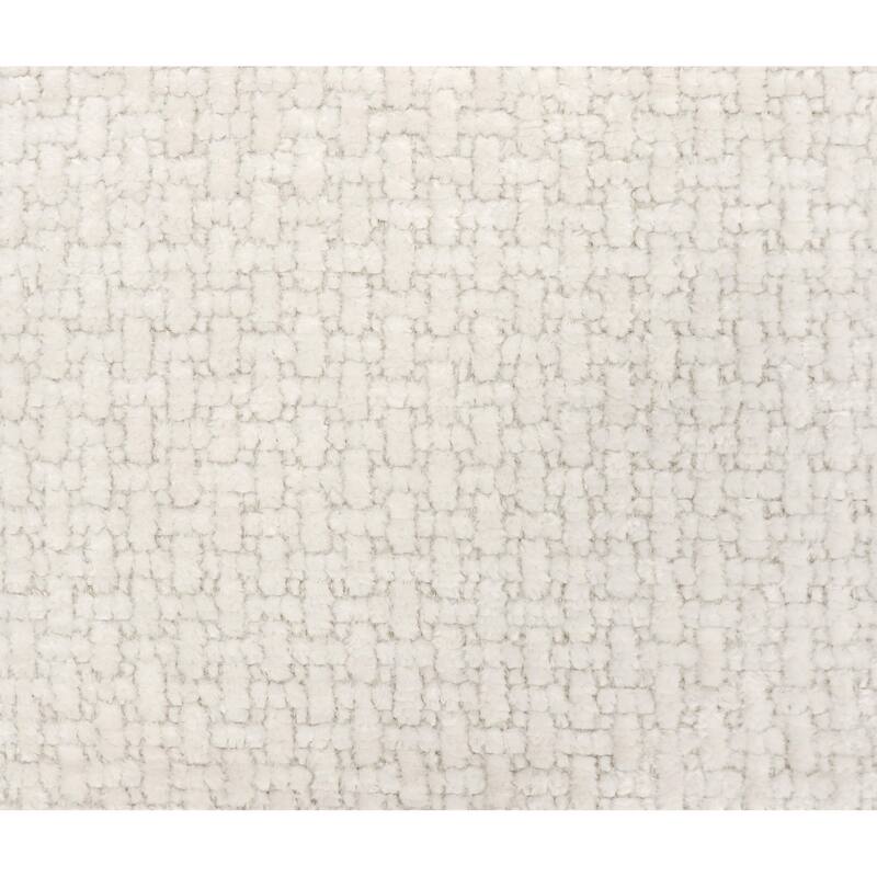 Pasargad Home Zarina Modern Sofa with 2 Pillows, Ivory
