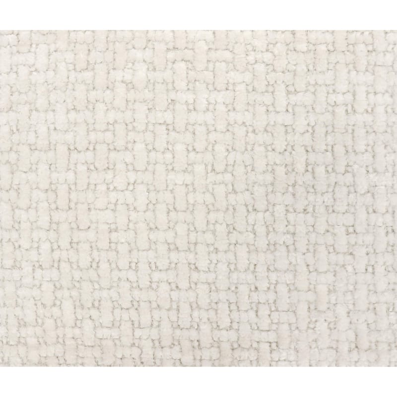 Pasargad Home Zarina Upholstered Modern Loveseat with 2 Pillows, Ivory - W74.8"xD39"xH28.3"