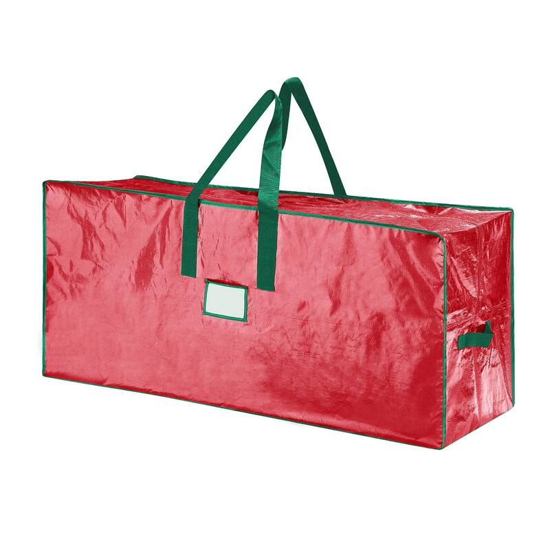 Elf Stor Green Christmas Tree Bag 7.5 Ft Premium Heavy Duty Moisture Resistant - 7.5ft Tree