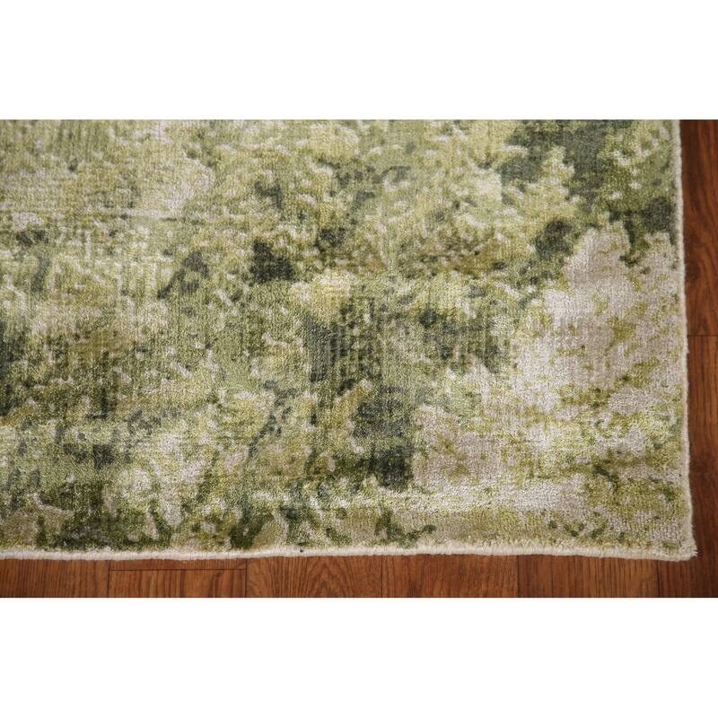 Modern / Abstract Rug Hand-Knotted Wool Carpet - 4'8"x 6'6"