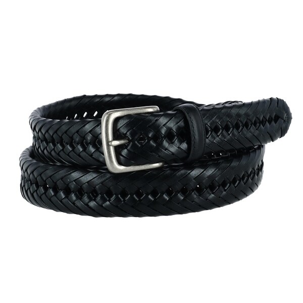 black braided belt