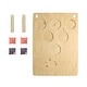 preview thumbnail 2 of 3, Modern Light Wood Cornhole Pong Game