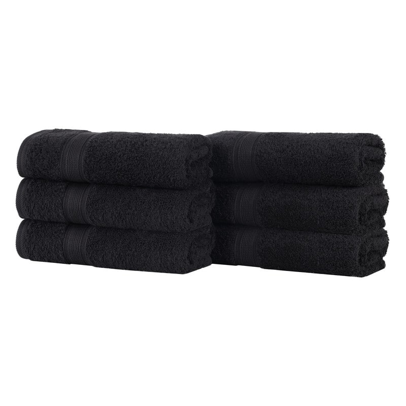 Superior Oregon Organic Cotton Solid Hand Towel, Set of 6
