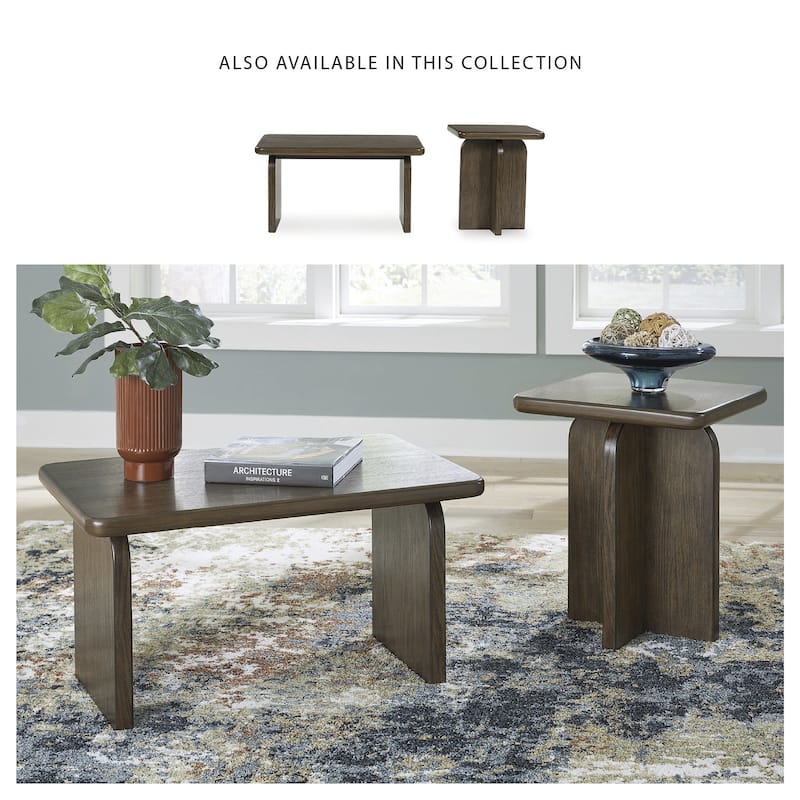 Signature Design by Ashley Shawbeck Brown Occasional Table Set (Set of 2) - 36" W x 24" D x 19.13" H