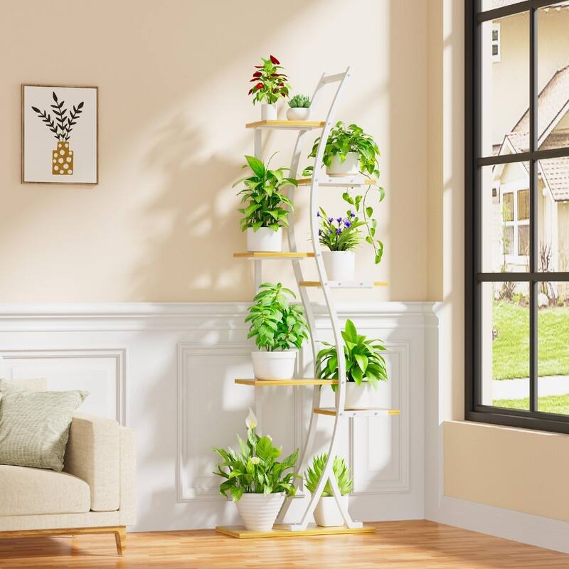 Plant Stand Indoor with Grow Lights - 19.69 x 9.45 x 62.99 inches
