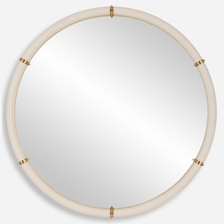 Uttermost 09950 Cyprus 43" Diameter Circular Flat Accent Mirror