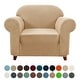 preview thumbnail 92 of 93, Subrtex Stretch Armchair Slipcover 1 Piece Spandex Furniture Protector Khaki