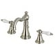 preview thumbnail 7 of 26, English Classic Widespread Bathroom Faucet Brushed Nickel