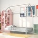 preview thumbnail 24 of 25, 78x40" Metal Platform Bed Frame for Kids, Twin Size Kids Playhouse Bed, Twin Bed Frame, Adjustable Height, No Box Spring Needed