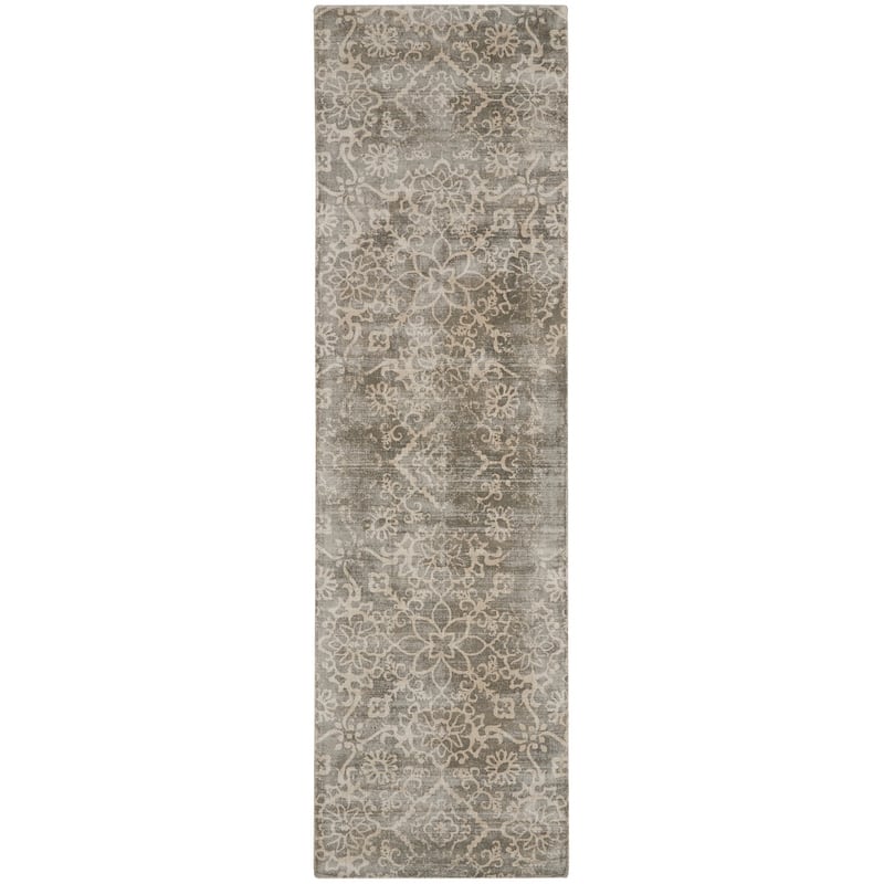 Desert Skies Damask Floral Vintage Area Rug