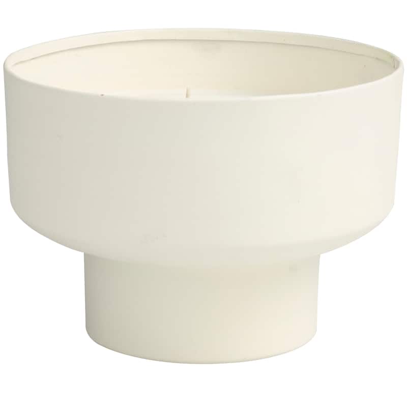 Metal Scented Matte 50 oz 3 Wick Candle with White Wax