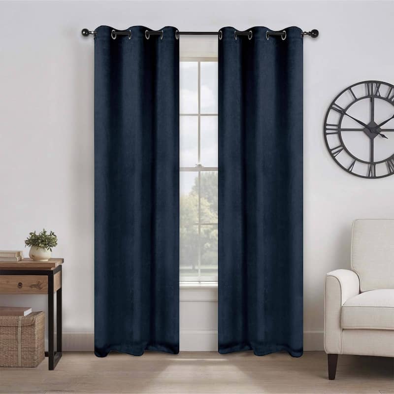 Superior Senna Washable Room Darkening Curtains, Set of 2 Panels