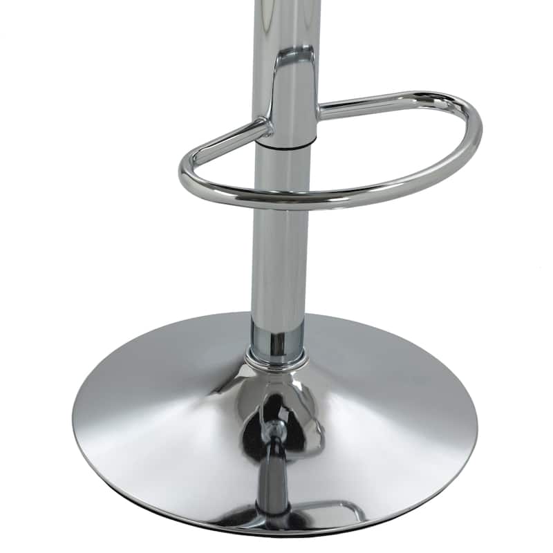 Modern Velvet 26" Adjustable Swivel Bar Stools (Set of 4)