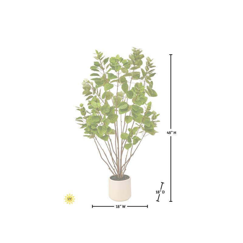 4' UV Potted Smoke Tree
