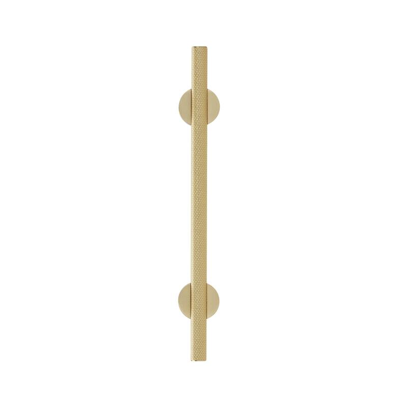 Transcendent 5-1/16 in (128 mm) Center-to-Center Matte Gold Cabinet Pull - 5.0625