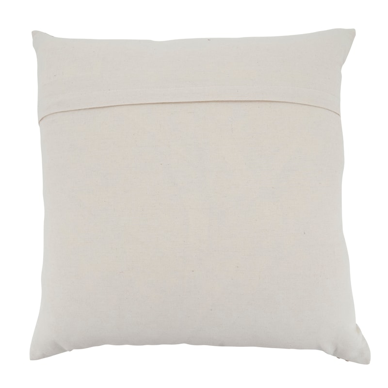 Textured Jute Stripe Throw Pillow - Woven Neutral Accent for Sofa, Bed & Layered Styling