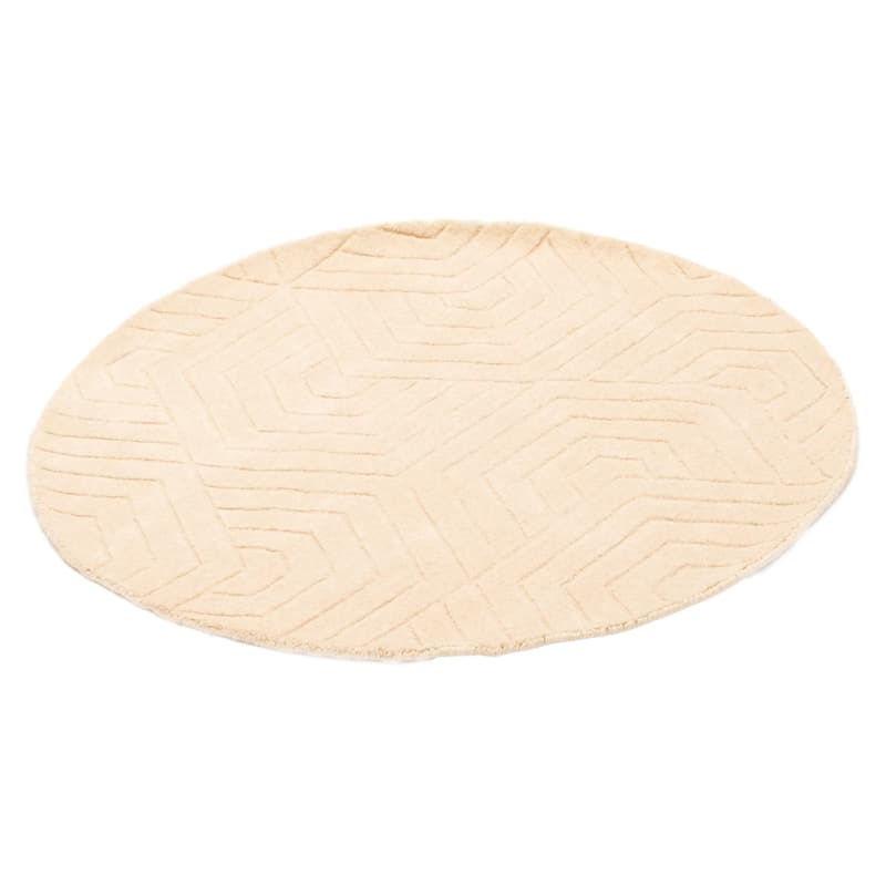 Kashkuli Gabbeh Beige Rug 4'0" x 4'0" - 4'0 x 4'0