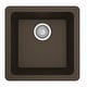 preview thumbnail 41 of 51, Karran Undermount Quartz Bar Single Bowl Sink Brown