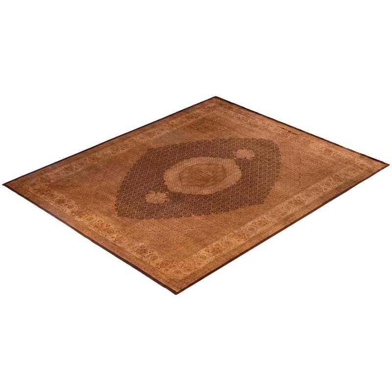 Overdyed One-of-a-Kind Hand-Knotted Area Rug - Beige - 8' 2" x 10' 0"