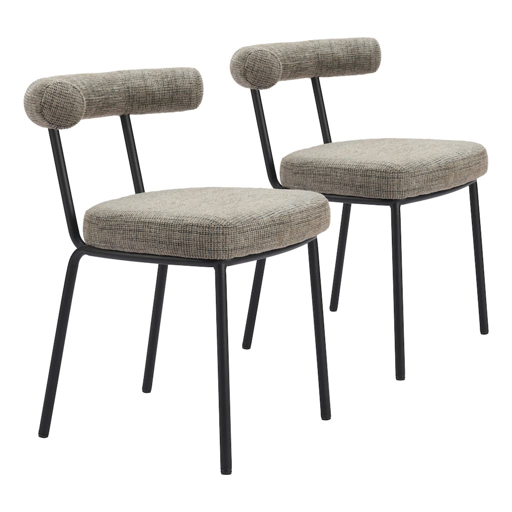 Kede Dining Chair Green Tweed