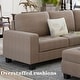 preview thumbnail 14 of 21, Sectional Corner Sofa L-shape Couch Space Saving with Storage Ottoman & Cup Holders Design for Large Space Dorm Apartment