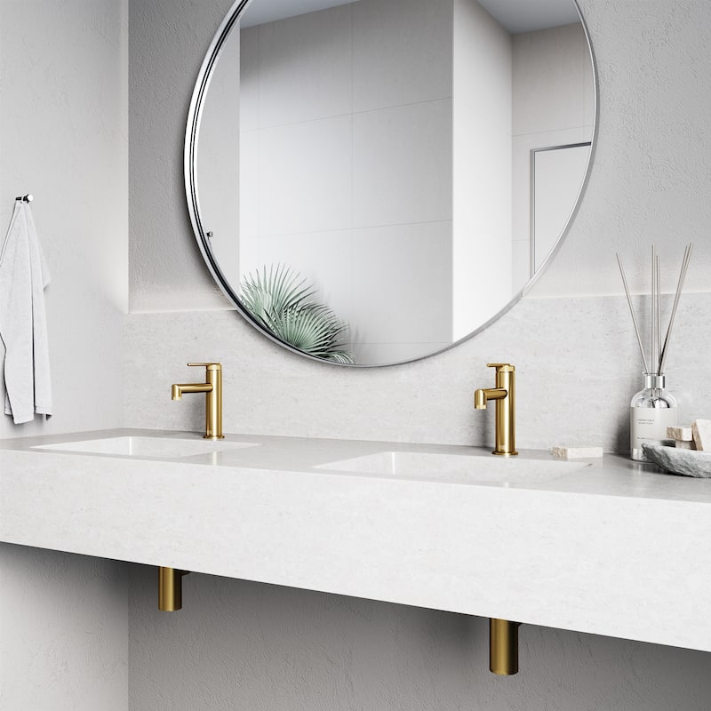 VIGO Sterling 7" H Single Handle Single Hole Bathroom Faucet