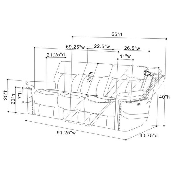 Coaster Furniture Wixom 3piece Upholstered Tufted Living Room Set