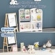 preview thumbnail 8 of 15, Kids Bookshelf and Toy Organizer, 3 Tier Bookshelf for Kids - White