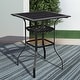 preview thumbnail 16 of 23, Patio Festival 4-Person Outdoor Bar Height Bistro Dining Set