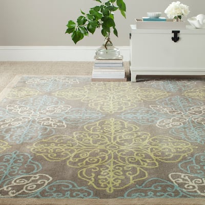 Martha Stewart by SAFAVIEH Handmade Odilia Wool/ Viscose Rug