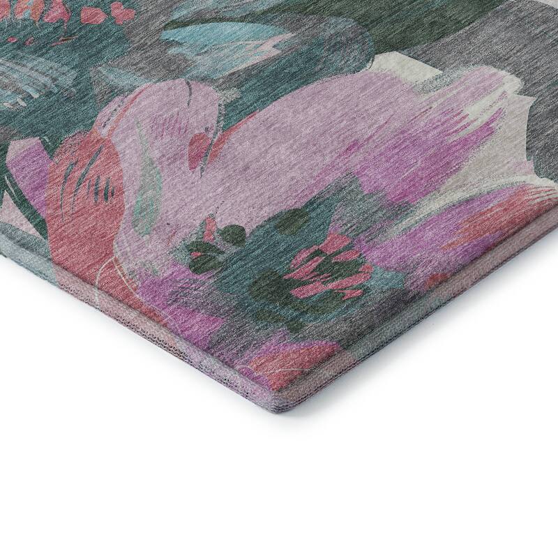 Premium Washable Super Soft Modern Floral Mayfield Rug