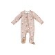 preview thumbnail 1 of 1, Breezy Bear Baby Footie Pajamas, 2-Way Zipper - Gingerbread Lane