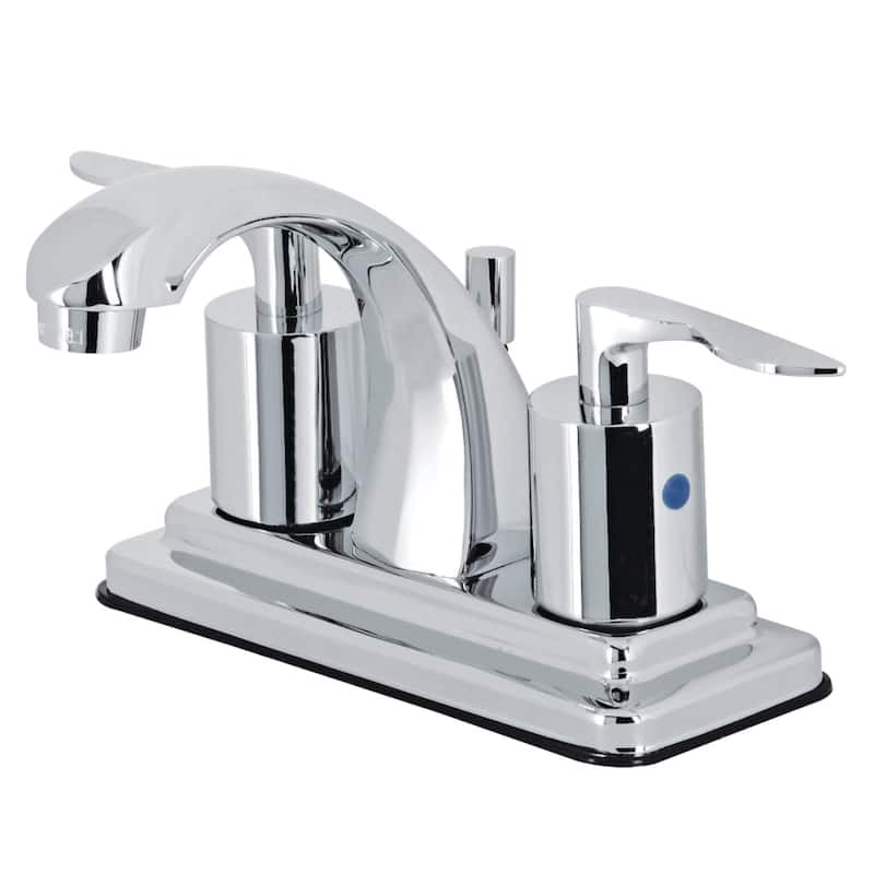 Kingston Brass Serena 1.2 GPM Centerset Bathroom Faucet with Pop-Up - Polished Chrome